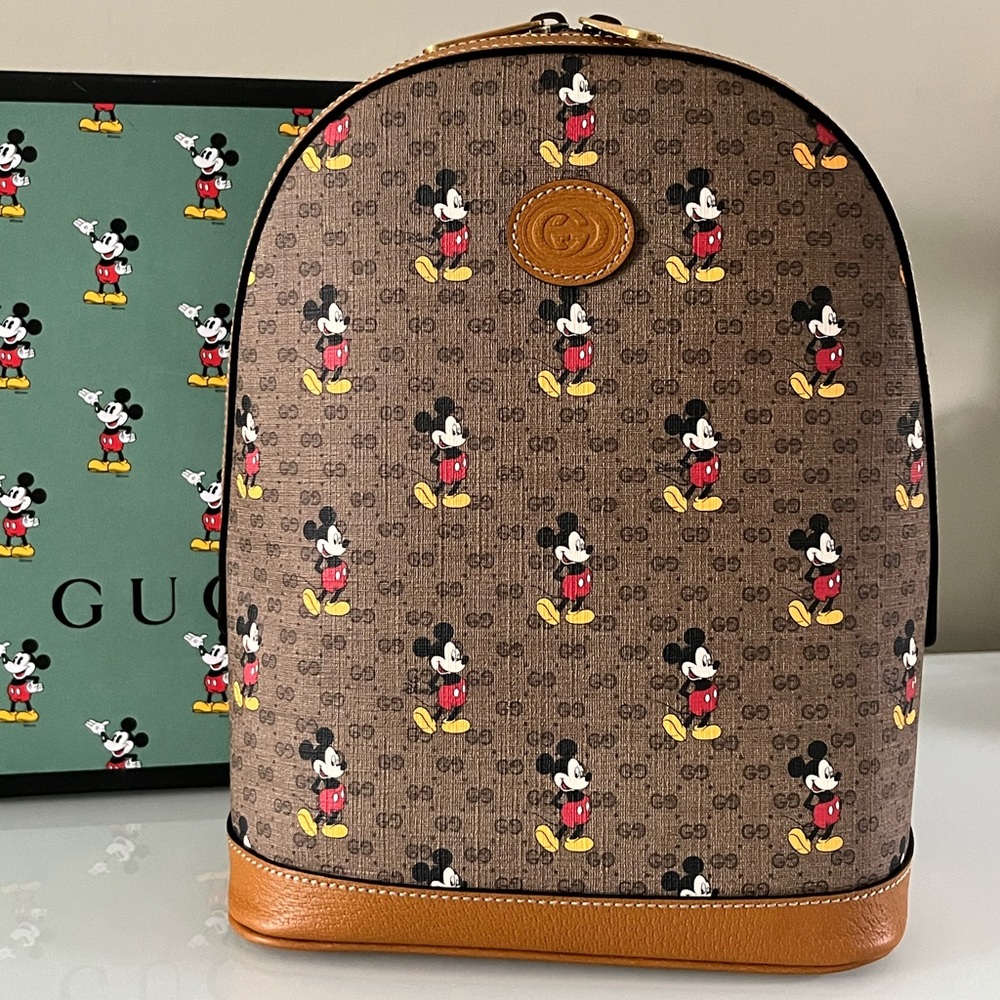 Disney x GUCCI LIMITED EDITION Backpack Bag Mini GG Supreme - Unisex